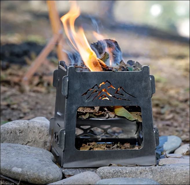 3-in-1 Draagbare Reis BBQ & Kachel - Compact RVS Kamperen -  - EaziPeazi