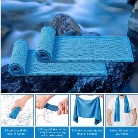Cooling Handdoek Sneldrogend - Ideaal voor Sport & Reizen -  - EaziPeazi