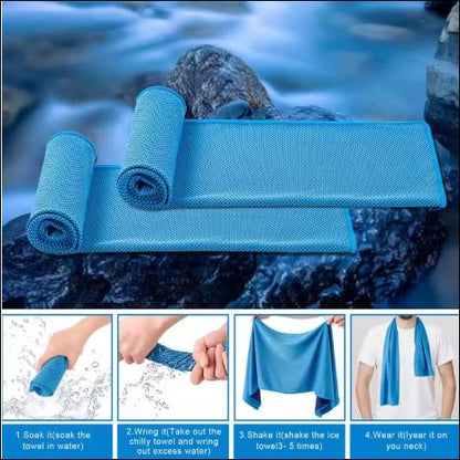 Cooling Handdoek Sneldrogend - Ideaal voor Sport & Reizen -  - EaziPeazi