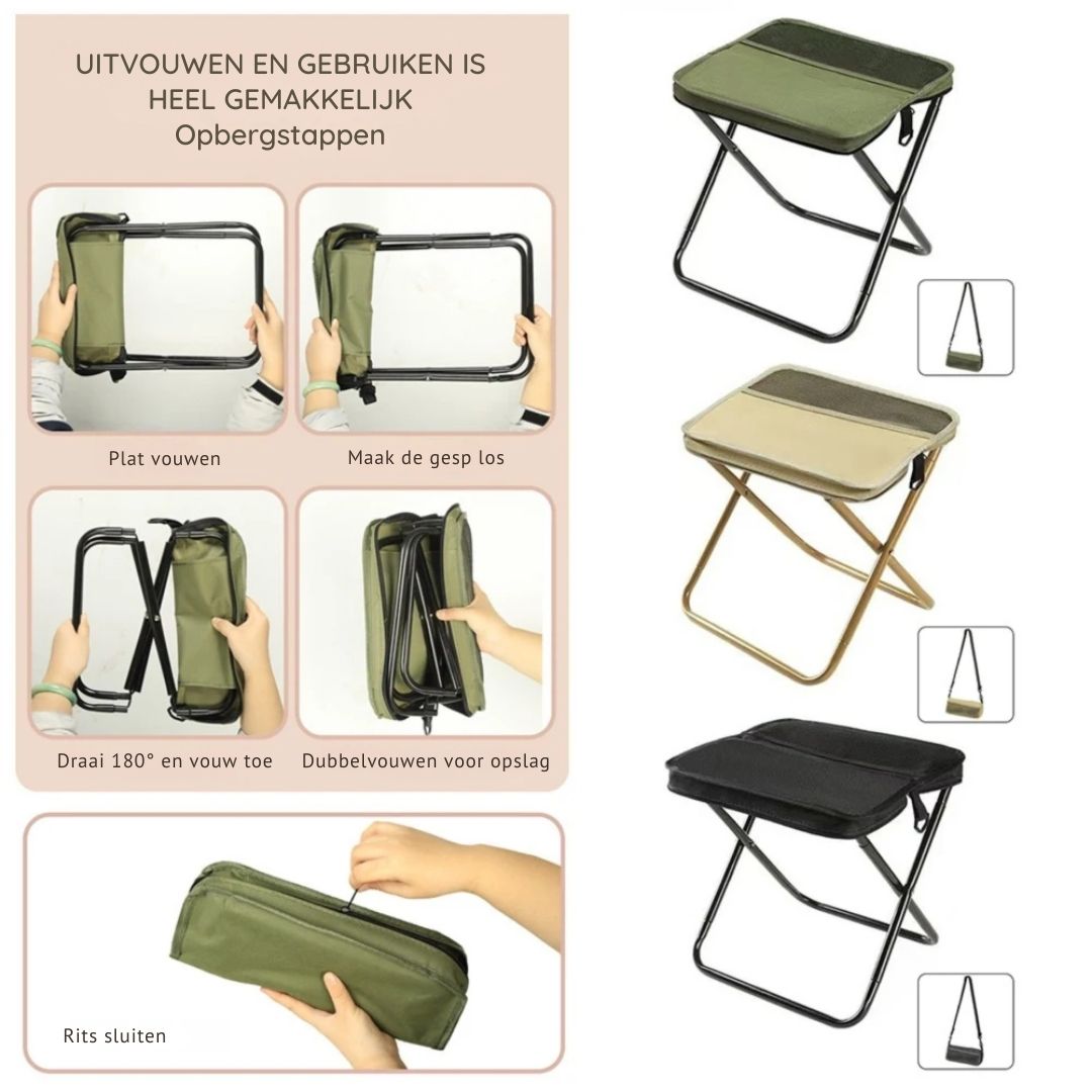 Opvouwbaar Campingstoeltje - Ultralicht & Compact - Festival -  - EaziPeazi