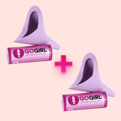 Plastuit voor Vrouwen met Opbergbox - Staand Plassen op reis en festival -  - EaziPeazi