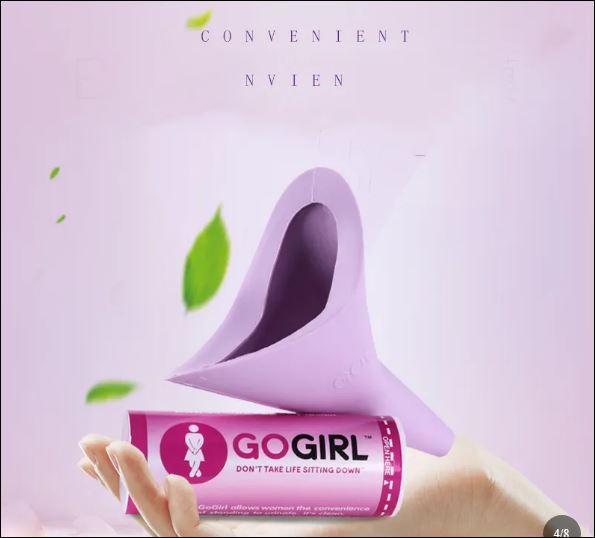 Plastuit voor Vrouwen met Opbergbox - Staand Plassen op reis en festival -  - EaziPeazi