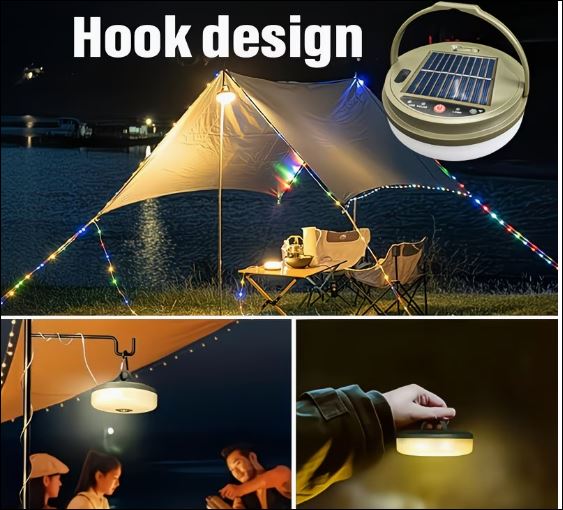 Solar Lichtsnoer & Kampeerlamp - 10m Waterdicht - Lynexa -  - EaziPeazi
