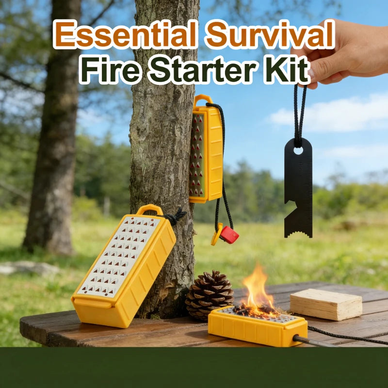 Survival Vuurstarter Set met Tindermaker - Smiths Firesteel -  - EaziPeazi