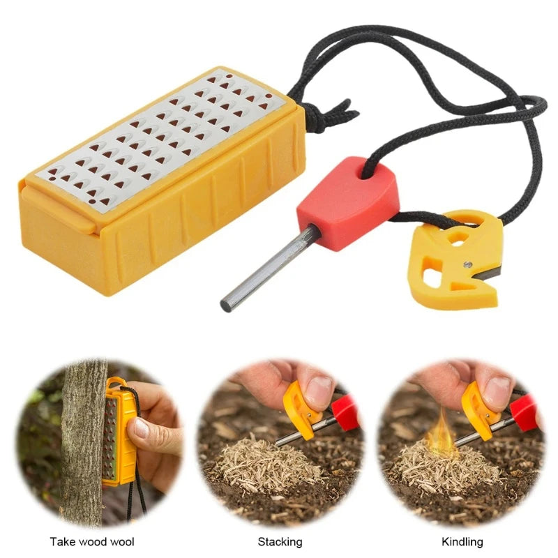 Survival Vuurstarter Set met Tindermaker - Smiths Firesteel -  - EaziPeazi